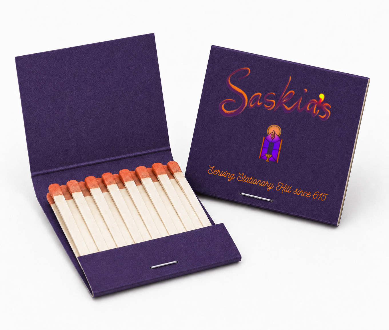 Saskia's Black Candle Cabaret Matchbook
