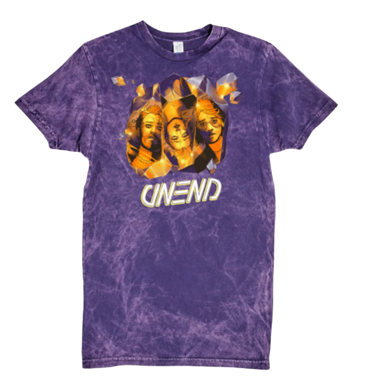 UNEND Season 2 Key Art Refracted Tie-Dye Tee