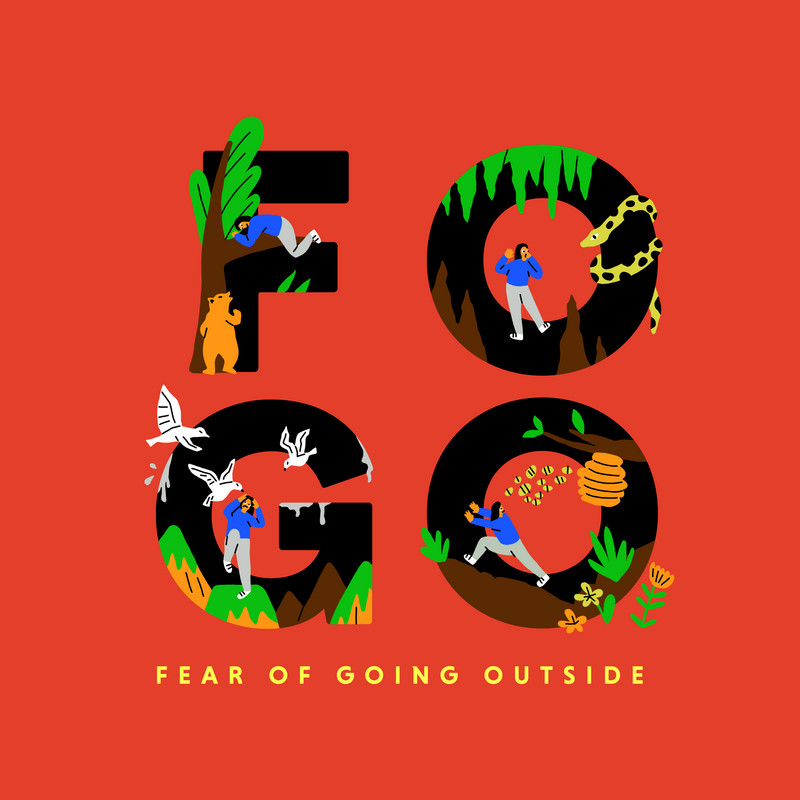 FOGO (Fear of Going Outside) Button image 1