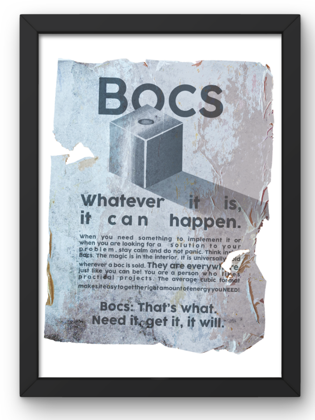 Bocs Art Print