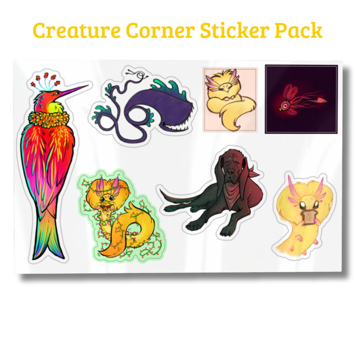 Creature Corner Sticker Pack