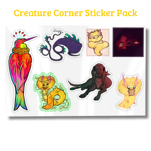 Creature Corner Sticker Pack