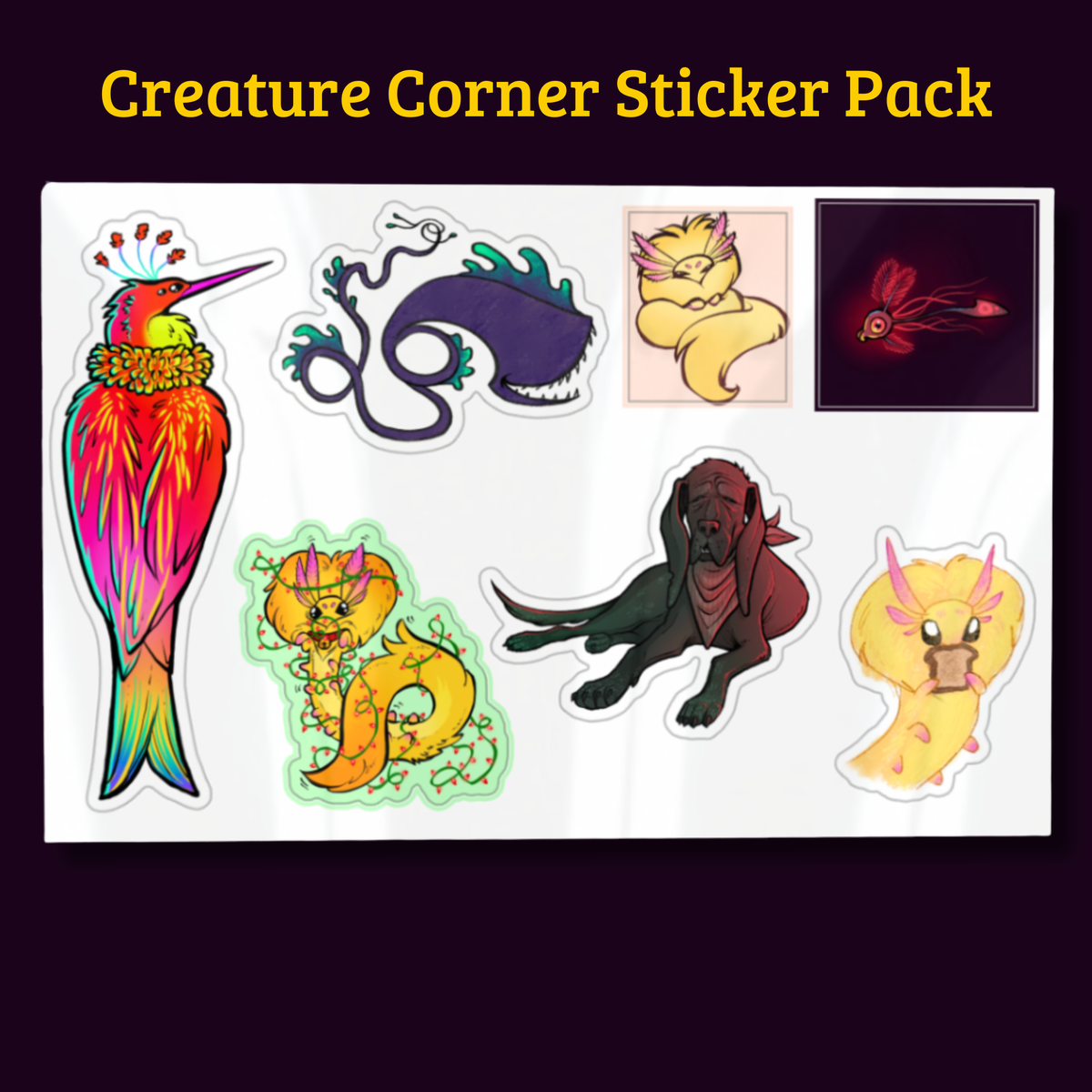Creature Corner Sticker Pack