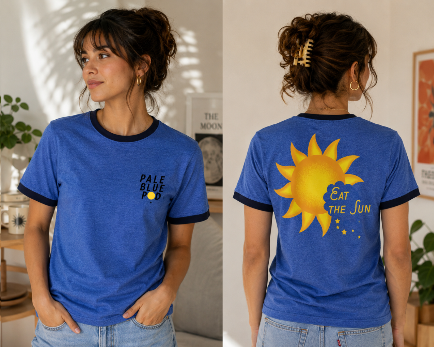 Eat the Sun Ringer Tee