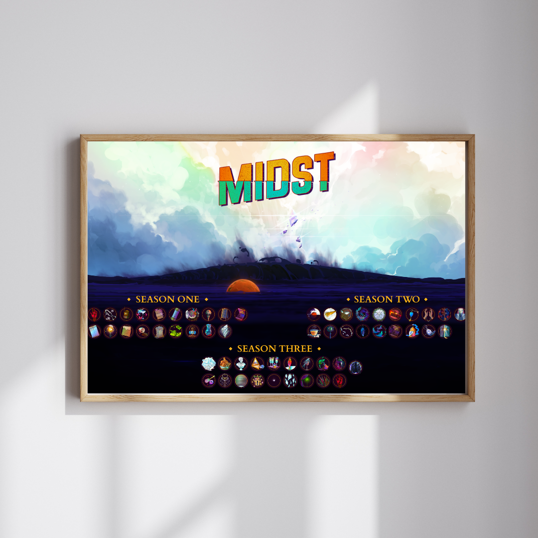 Midst Episode Archive Wall Mock