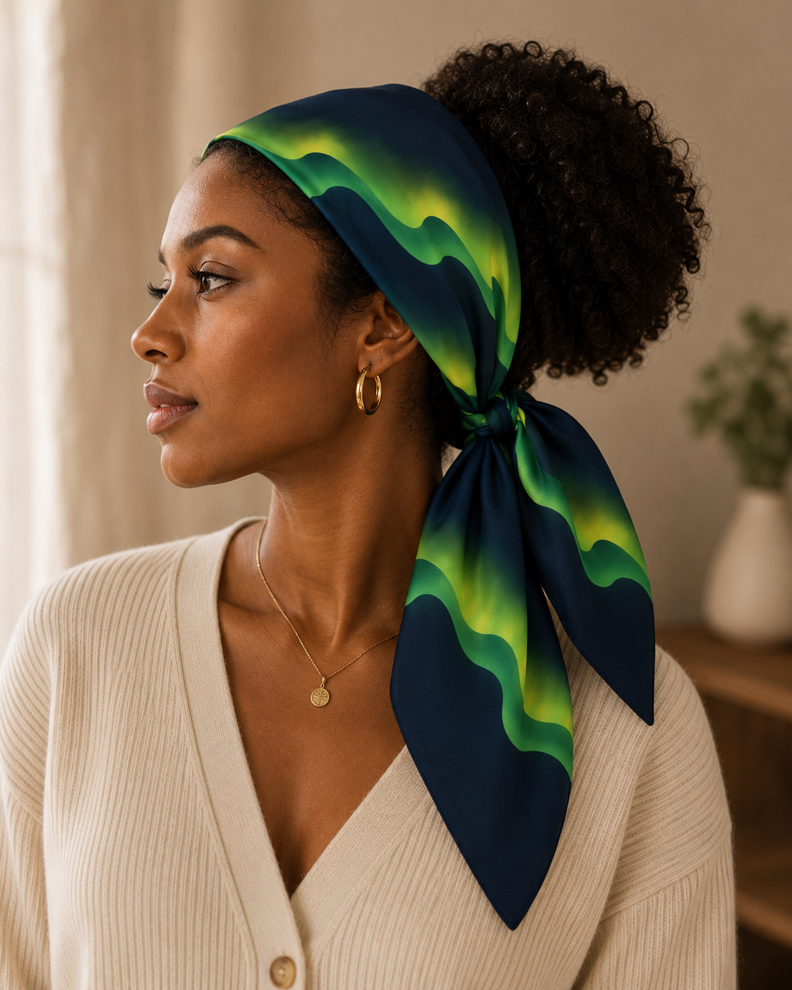 Aurora Silk Headwrap