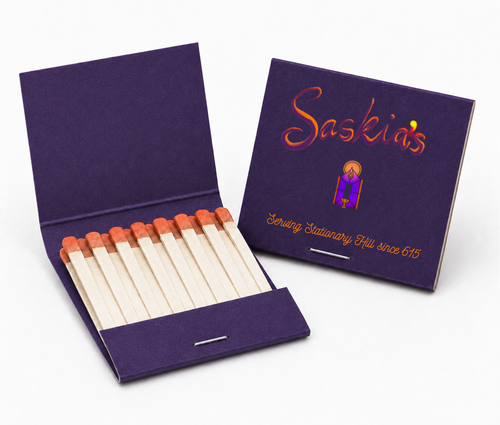 Saskia's Black Candle Cabaret Matchbook