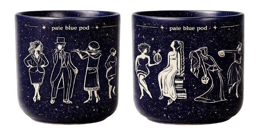 Pale Blue Pod Camp Mug