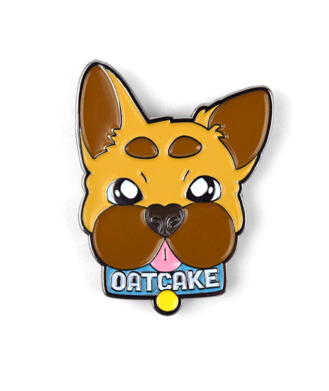 Oatcake Enamel Pin image 0